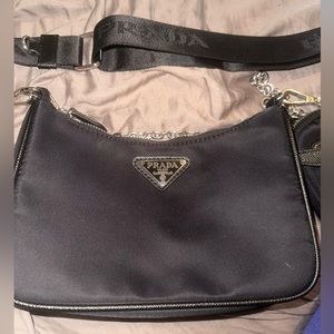 Prada crossbody nylon bag